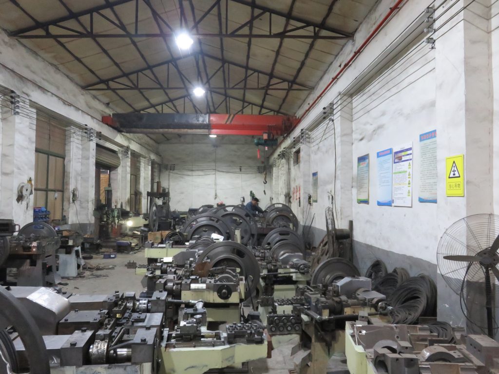 nail making machine production