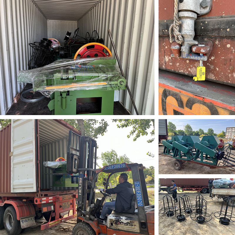 Z94-4C Nail Making Machines Delivery to Istanbul Port of Turkey